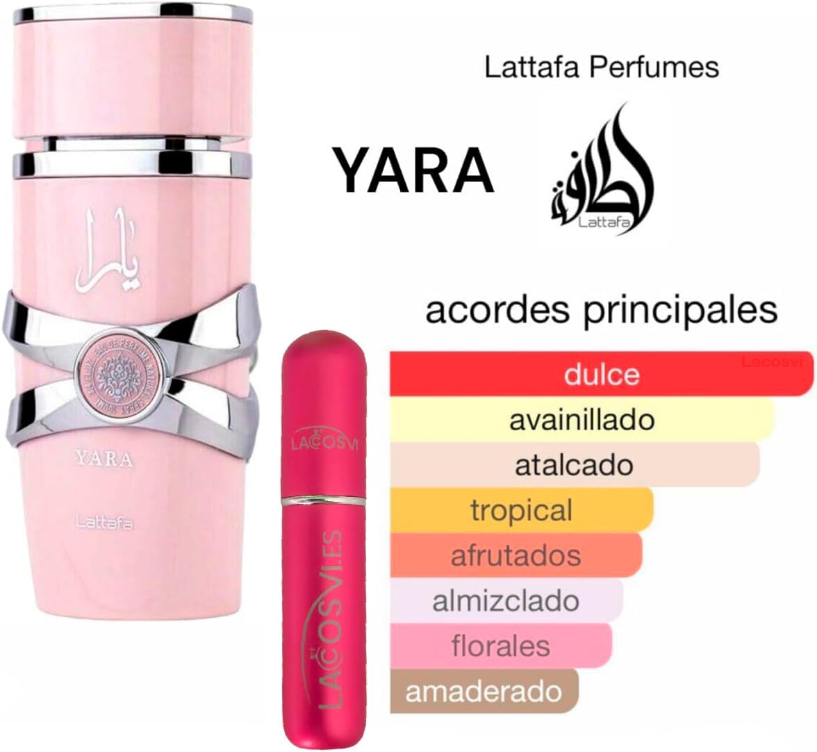 Yara Rosa Perfume Árabe